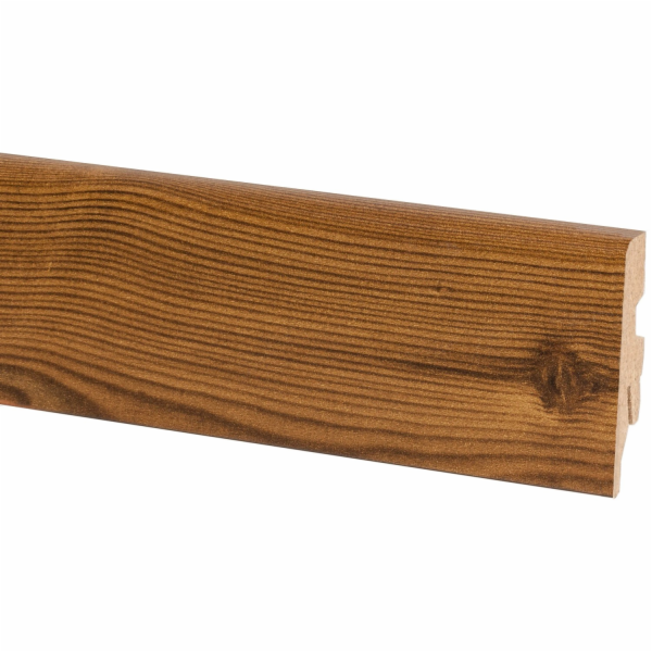 Soklová lišta borovice moka 60 mm x 20 mm x 2 600 mm