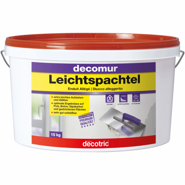 Decotric Lehký tmel Decomur White 15 kg