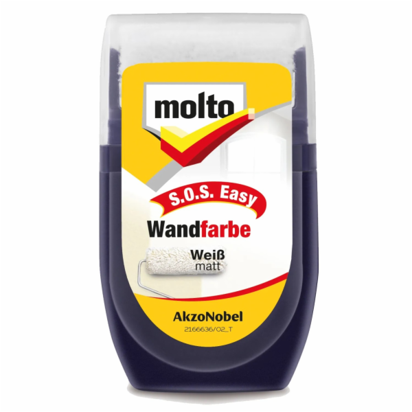Molto barva na zeď SOS Easy 30 ml bílá-matná