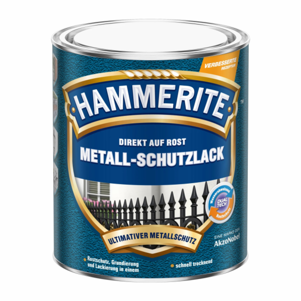 Hammerite ochranná barva na kov tmavě modrá s kladívkovým...