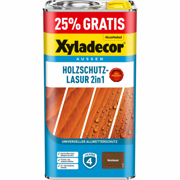 Xyladecor Ochranná lazura na dřevo 2v1 Promo Ořech Matt 4...