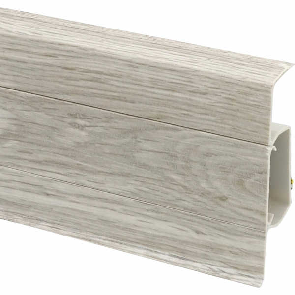 Kabelová trubka Cubica 60 sk, stříbrný dub, 22 mm x 60 mm...