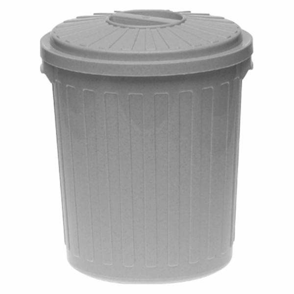 Mini odpadkový koš 7 l stříbrný