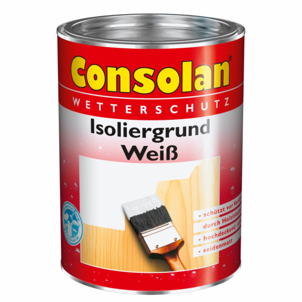 Izolační základní nátěr Consolan bílý saténový povrch 2,5 l