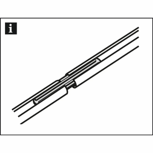 Spojka kolejnice Gardinia pro záclonové lišty 13mm transp...