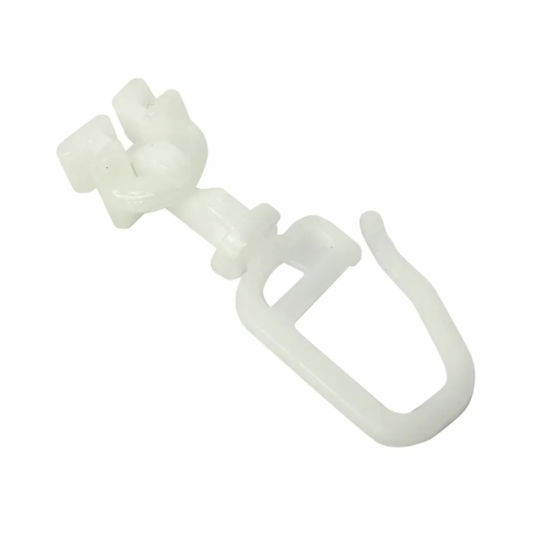 Otočné kluzáky Gardinia pro kolejnice 4 mm, bílé, balení ...