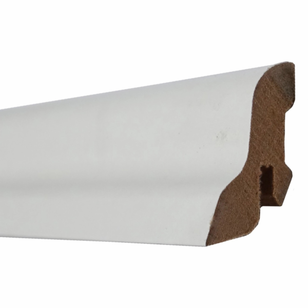 Soklová lišta Classic 40 Bílá 22 mm x 40 mm Délka 2400 mm