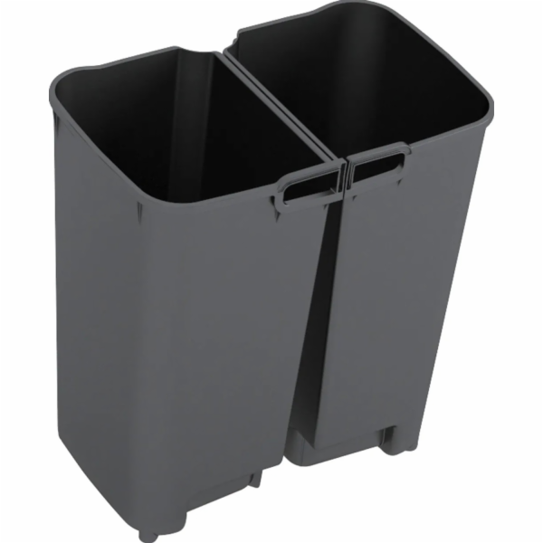 Odpadkový koš Compatta s pedálovým mechanismem a 2 vnitřn...