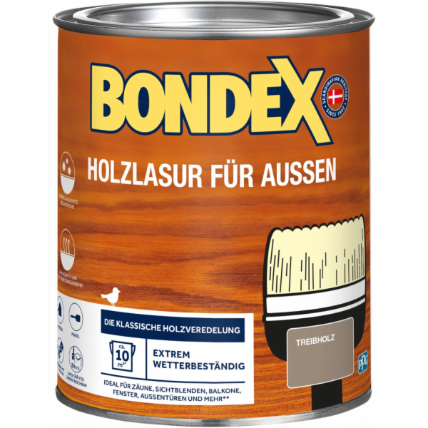 Bondex mořidlo na dřevo pro venkovní použití, naplavené d...