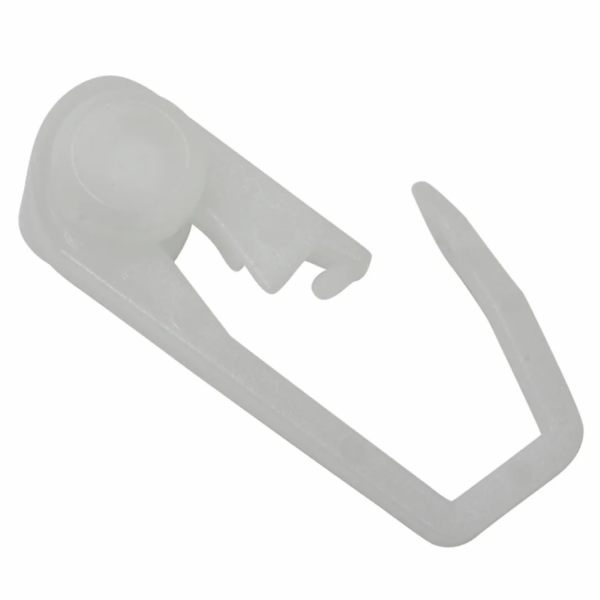 Gardinia válečkové kroužky, UV odolné, bílé, 50 ks