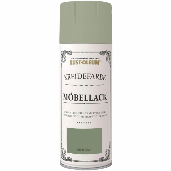 Rust-Oleum křídová barva na nábytek lak ve spreji khaki z...