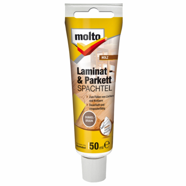 Molto plnič na laminát a parkety tmavě hnědý 50 ml