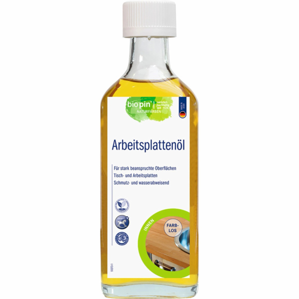 Biopin Tvrdý olej na pracovní desky, bezbarvý, 250 ml