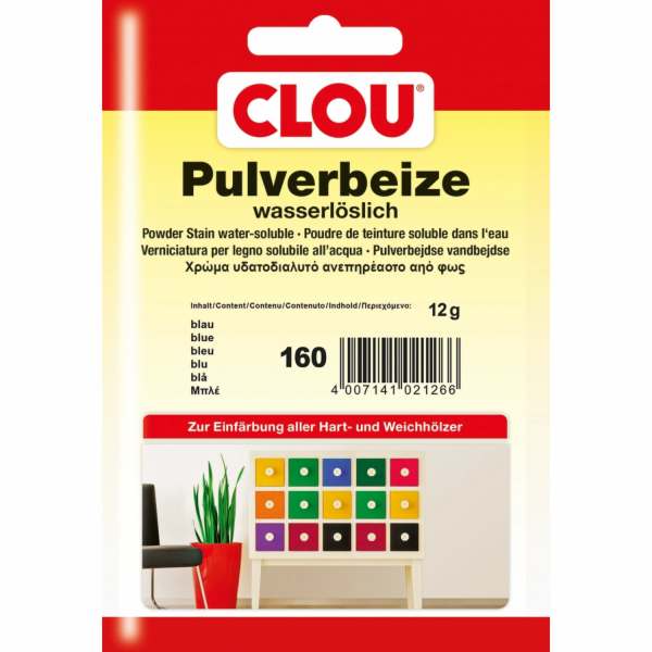 Prášek Clou, modrý, 12 g