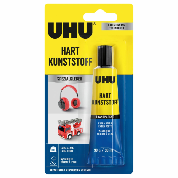 Uhu Hart Kunst Stoff Spezialkleber Transparent 30 g