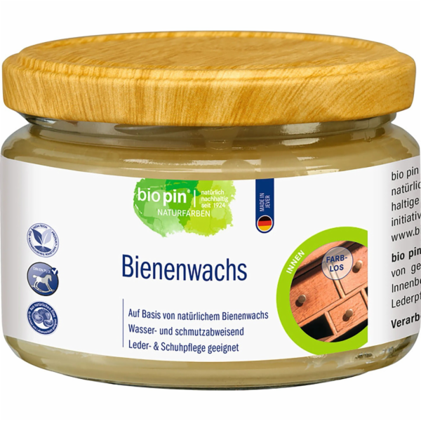 Biopin Včelí vosk Transparentní hedvábný lesk 250 ml