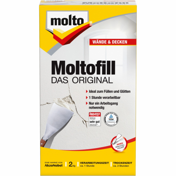 Molto Moltofill tmelový prášek uvnitř 2 kg