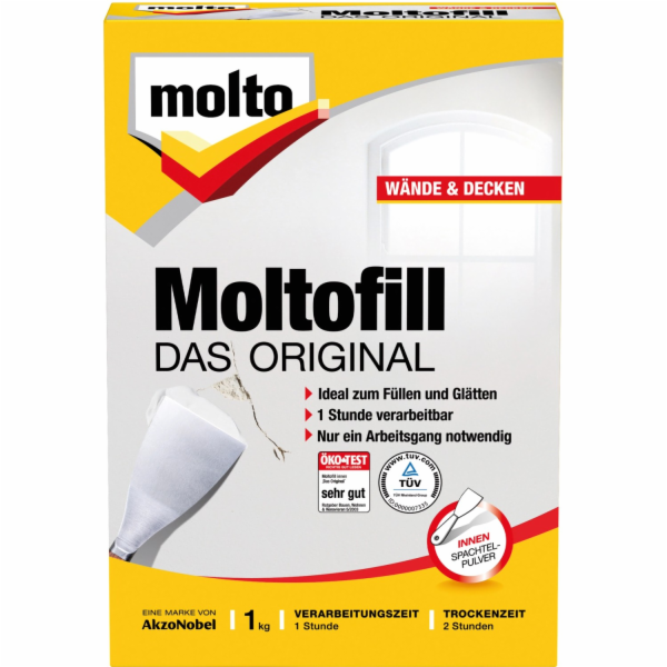 Molto Moltofill tmelový prášek uvnitř 1 kg