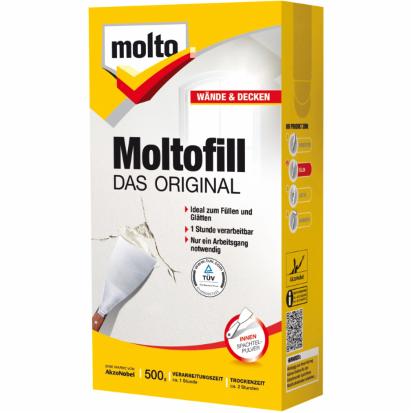Molto Moltofill tmelový prášek uvnitř 500 g