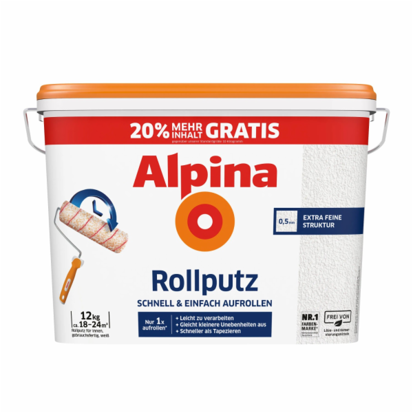 Alpina Rollputz 12 kg bílá matná