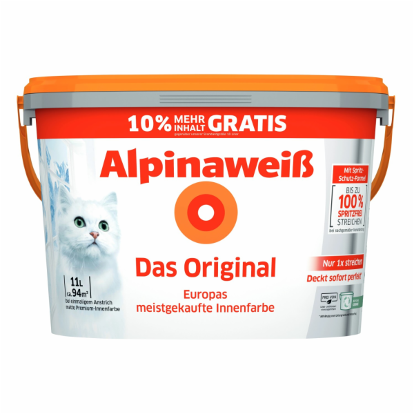 Alpina barva na zeď Alpina White The Original White Matt ...