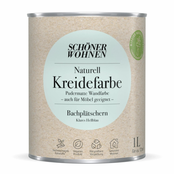 Schöner Wohnen Křídová barva Natural Stream Splashing 1l