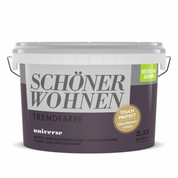 Schöner Wohnen Trend barva na stěny Universe Matt 2,5l