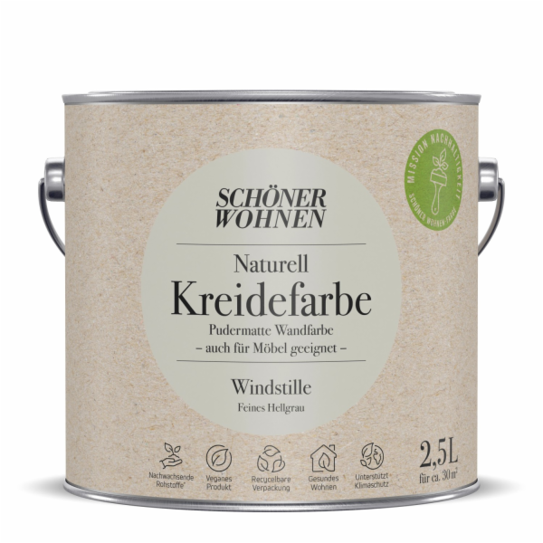 Schöner Wohnen Naturell Křídová barva Windstille 2,5l