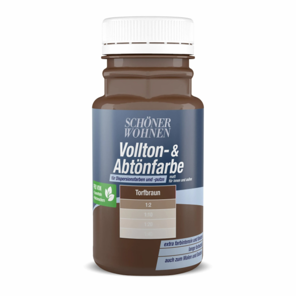 Schöner Wohnen plná a tónovací barva rašelině hnědá 125 ml