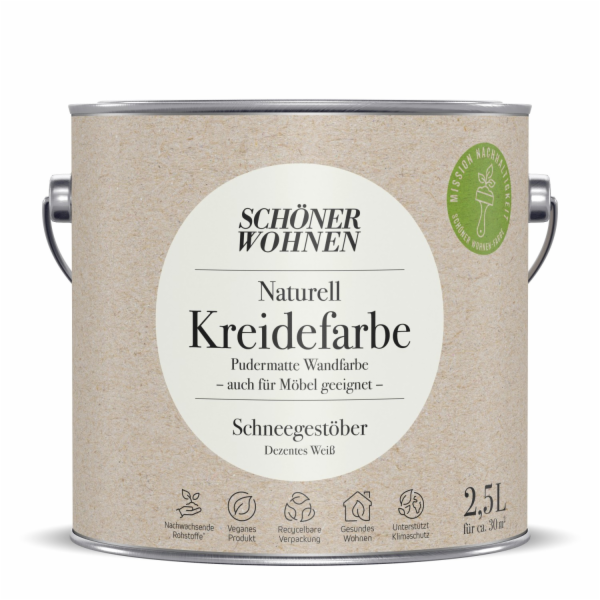 Schöner Wohnen Naturell Chalk Paint Snowfall 2,5l