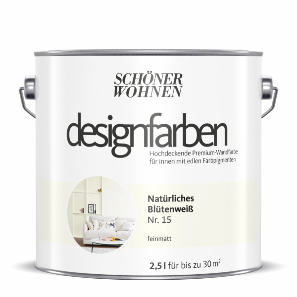 Barvy Beautiful Living Design Natural Blossom White 2,5 l