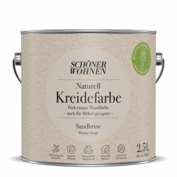 Schöner Wohnen Naturell Chalk Paint Sand Breeze 2,5l