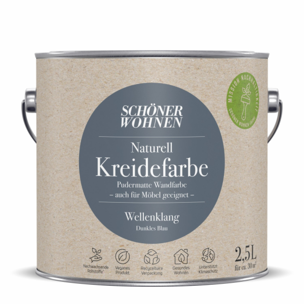 Schöner Wohnen Naturell Chalk Paint Wave Sound 2,5l