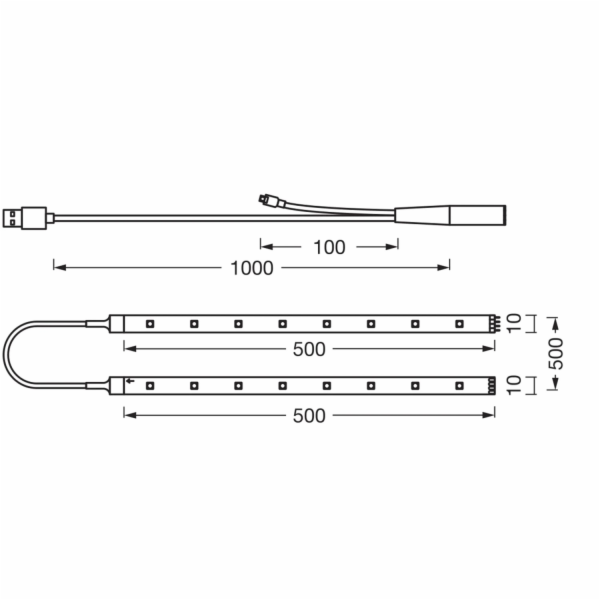 Osram LED pásek Flex TV náladové světlo 4 W 150 cm x 1 cm...