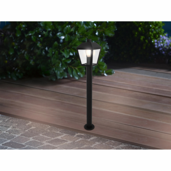 Venkovní chodníkové světlo Vigevano černé