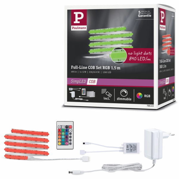 Paulmann SimpLED LED pásek COB kompletní sada 1,5 m víceb...