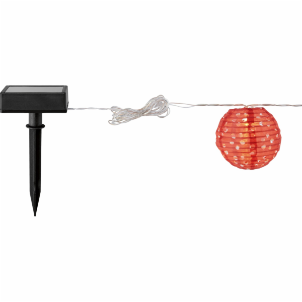 Solární řetězová světla Fiuggi Lantern, 10 LED, vícebarev...