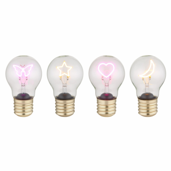 Stolní lampa Globo Lumi, kovová, zlatá, LED, 70 x 120 mm