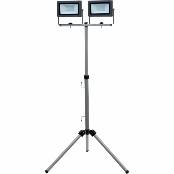 LED pracovní světlo Flare na stativu 2 x 30 W stříbrno-an...