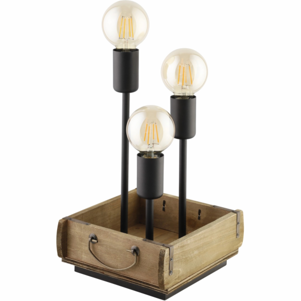 Stolní lampa Eglo Wootton se 3 žárovkami, 37 x 22 x 22 cm...