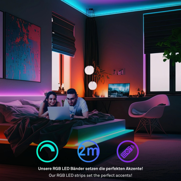 Briloner Pimp your Stripe LED pásková startovací sada RGB...