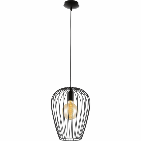 Závěsná lampa Eglo Newtown Black O 27,5 cm