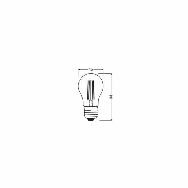 LED žárovka Osram E27 kapkovitý tvar 3,4 W 470 lm neutrál...