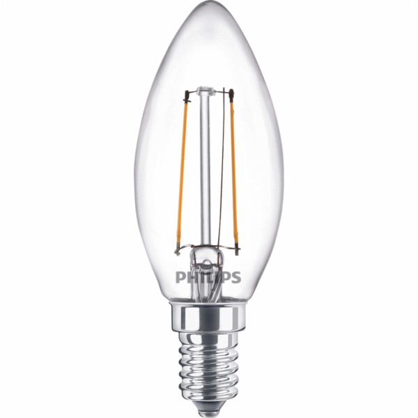 LED žárovka Philips E14, tvar svíčky, 2 W, 250 lm, balení...