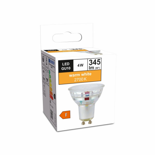 LED žárovka GU10 4 W teplá bílá 345 lm 5,3 x 5 cm (V x Š)
