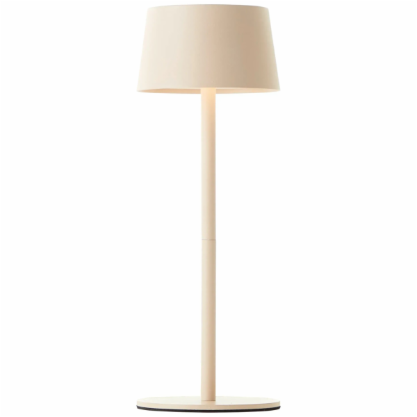 Stolní lampa Brilliant Jona béžová 25 cm na baterie