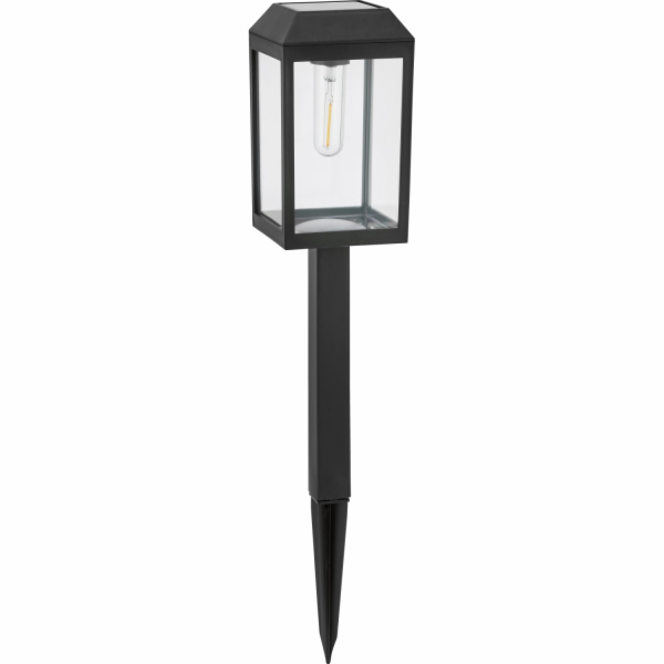 Solární LED světlo Pandino Černá Teplá bílá 50 cm x 10 cm...