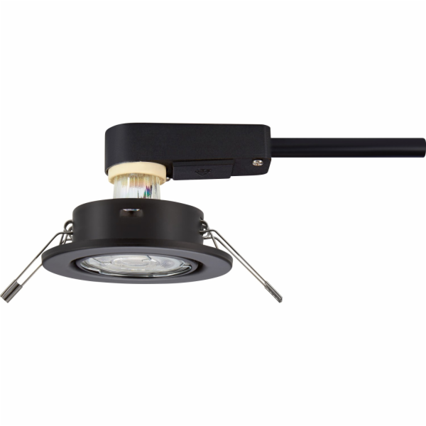 Zapuštěné LED svítidlo, sada 3 ks, kovové, černé, 3,5 W, ...