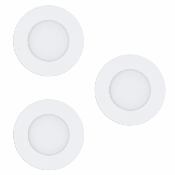 Eglo LED zapuštěné svítidlo Fueva-Z 3dílná sada bílá, nas...