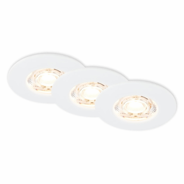 Briloner LED koupelnové zapuštěné bodové světlo IP44 tepl...